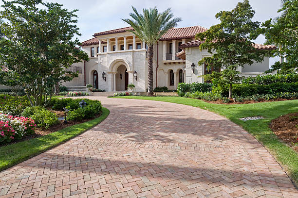 Permeable Paver Driveway in Baytown, TX